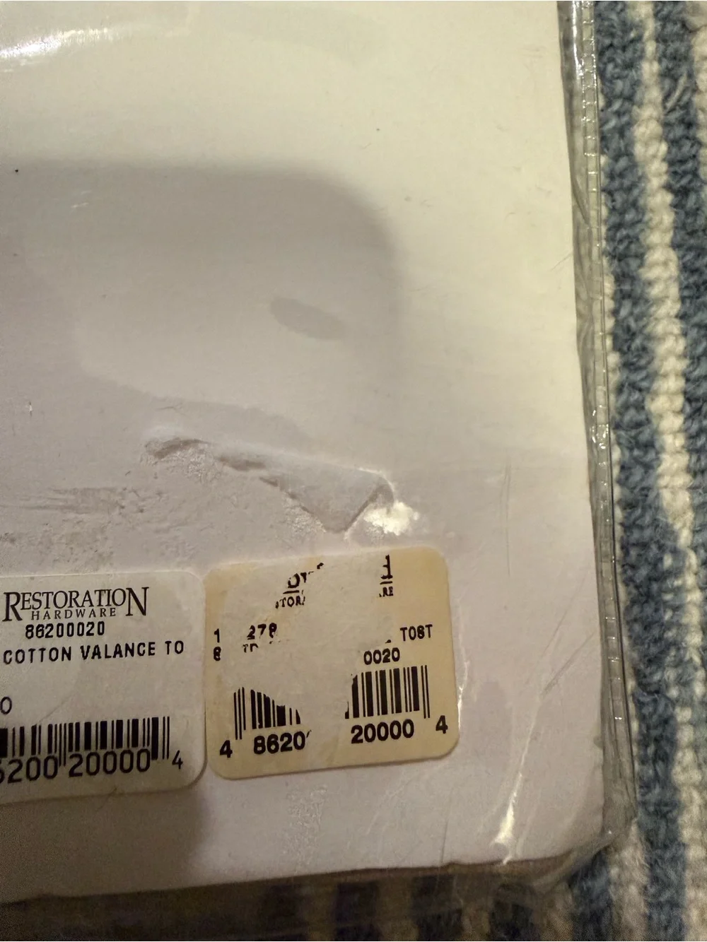 Restoration Hardware Baby + Child Cotton Canvas Valance toast